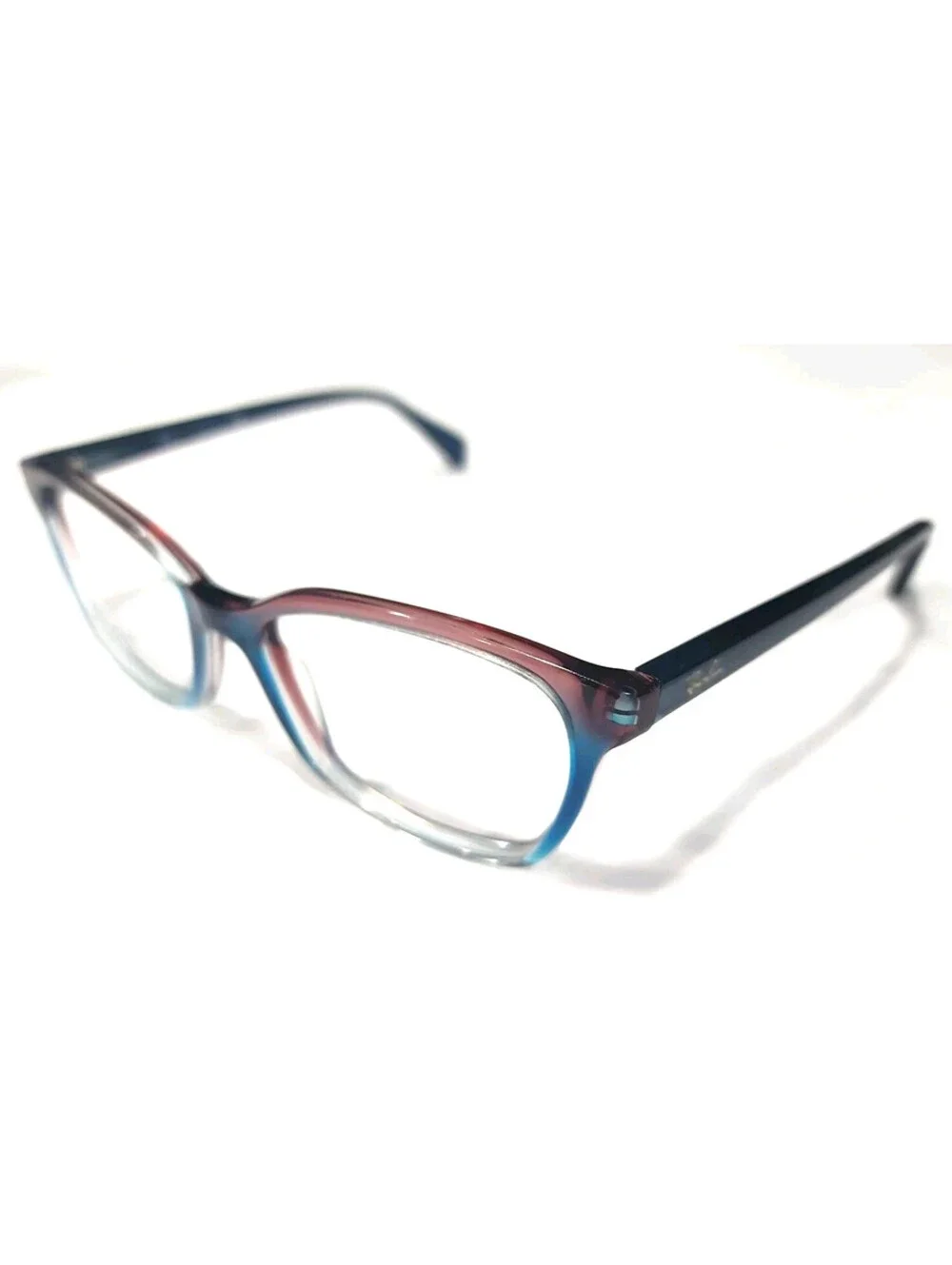 Ray Ban RB5362 5834 Glossy Blue Fade Square Eyeglasses Frame 52-17 140
